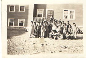 Large Group Boys Sioux Lookout Residential School