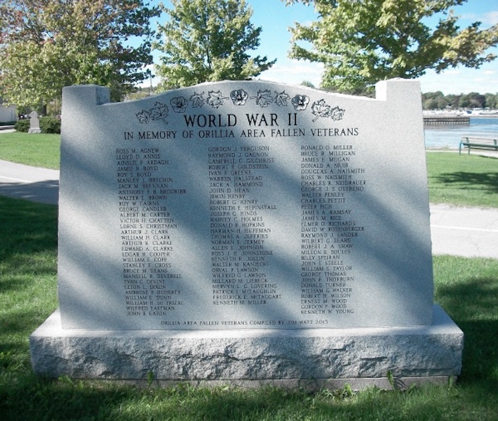 War Memorial Orillia