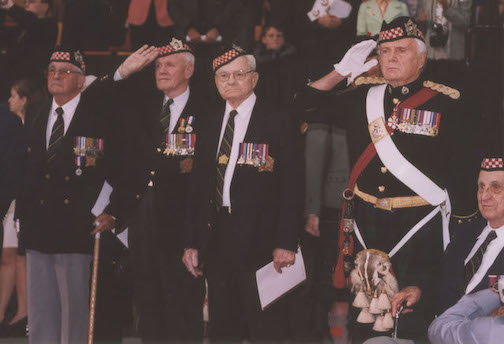Col Earp and Argyll Veterans 2002