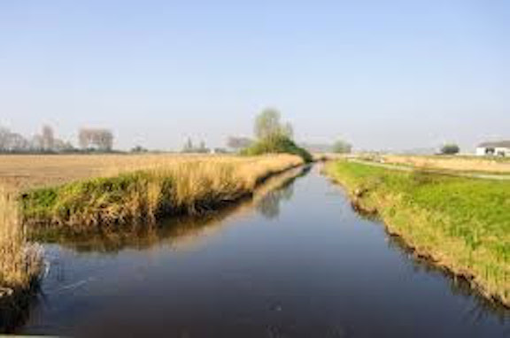 Canal, Boekhoute, Netherlands