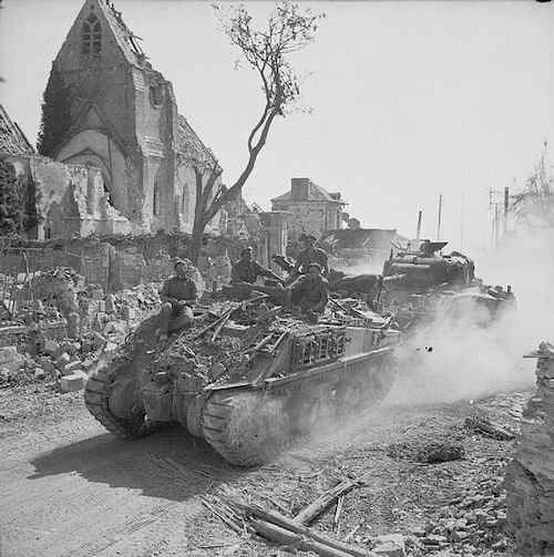 Tank Recovery, Bourguébus, 1944