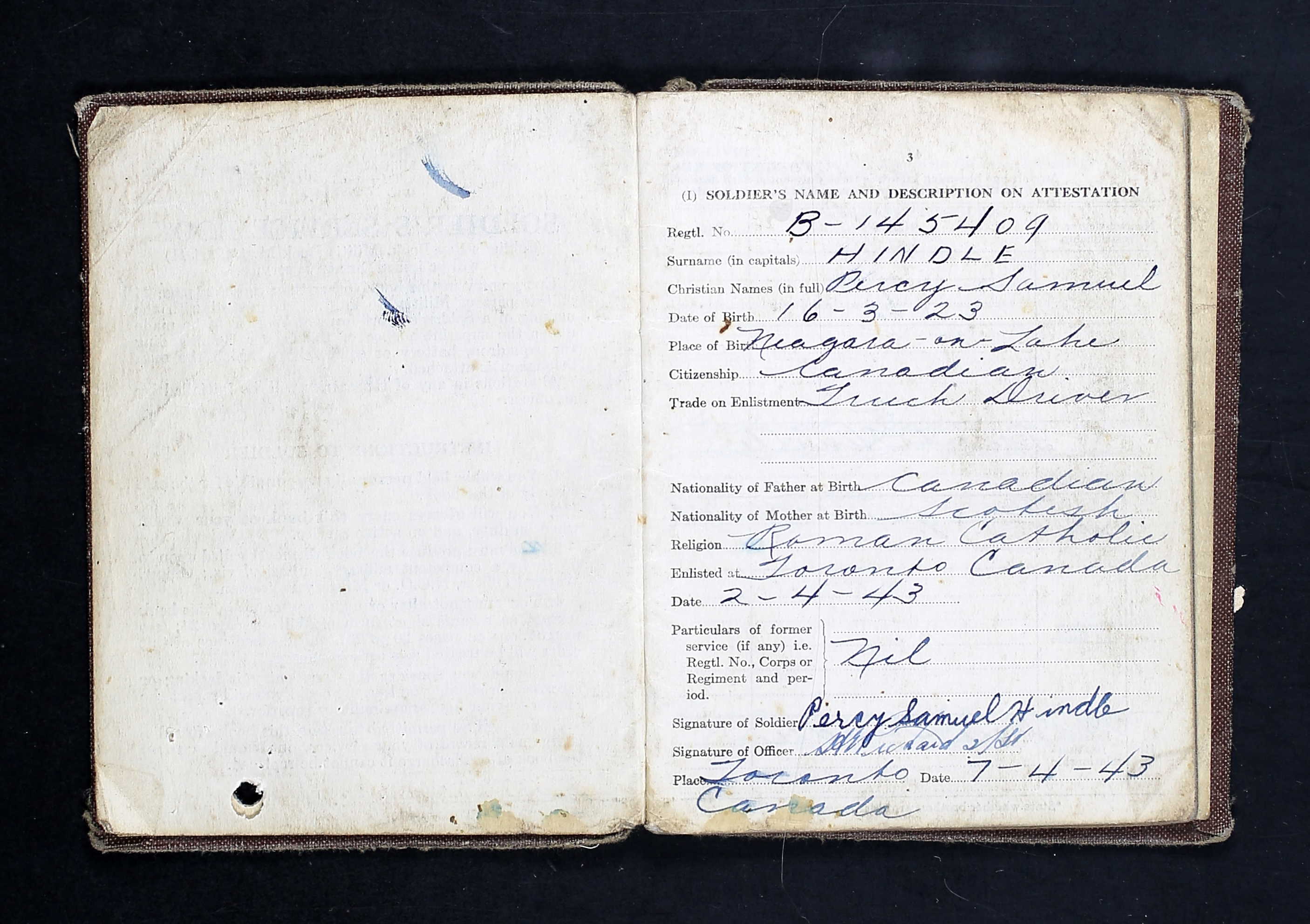 Soldier’s Service Book