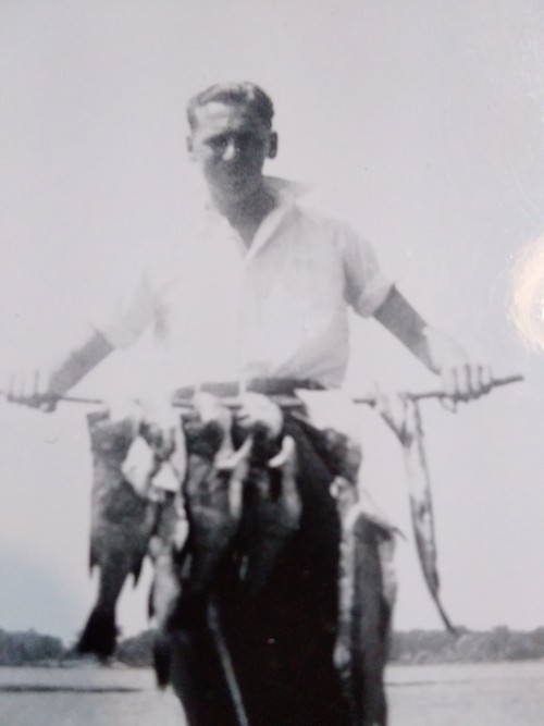 Bill with His Catch