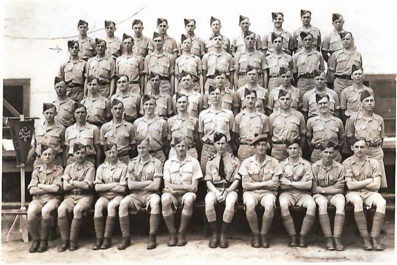 Canadian soldiers - Madaire front row right