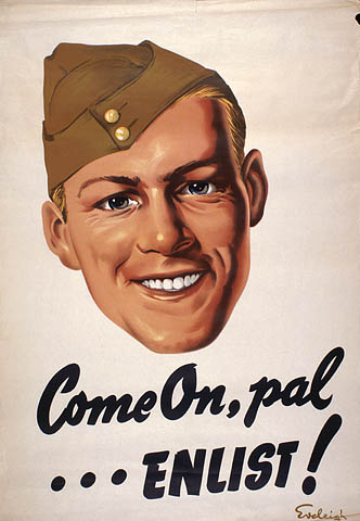 Conscription poster WWII