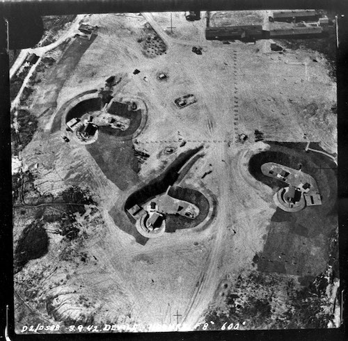 Devil’s Battery Aerial View 1943