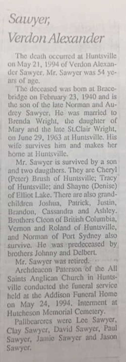 Obituary of Brother