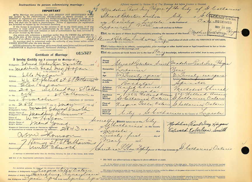 Pte Edward Robertson Smith