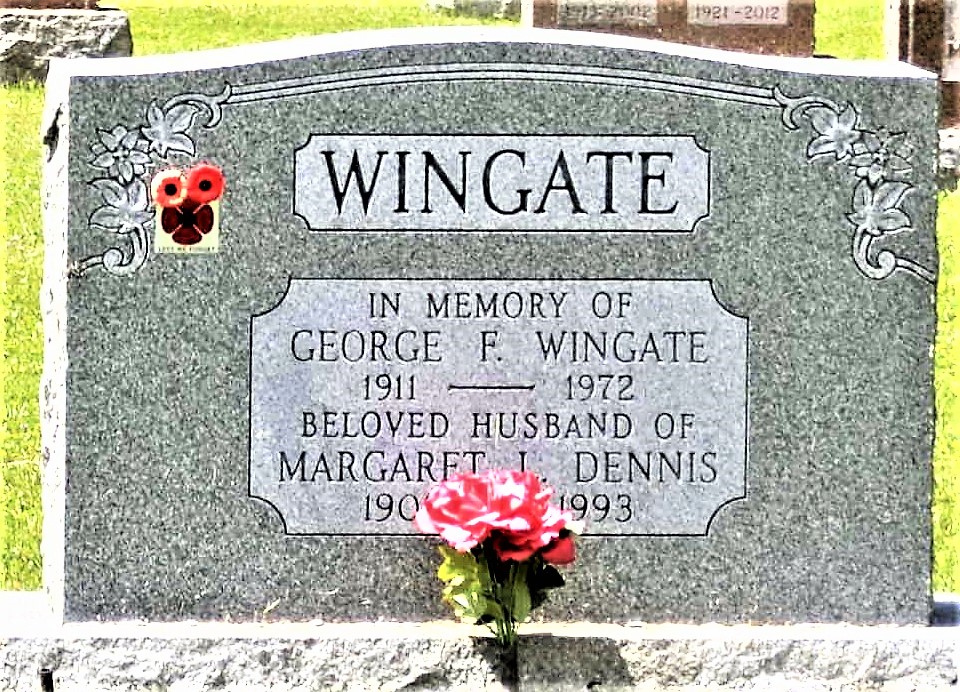 Gravestone George Wingate